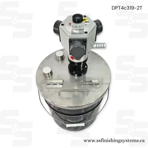Binks 1/4 Hp Air Motor & Tachometer 5 Gallon Pail Mount