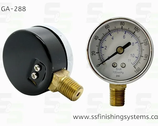 Devilbiss Gauge 0-160 BTM 1/4 NPT-M