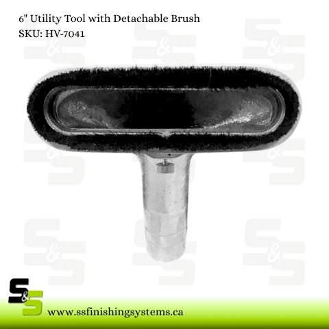 6" Utility Tool with Detachable Brush