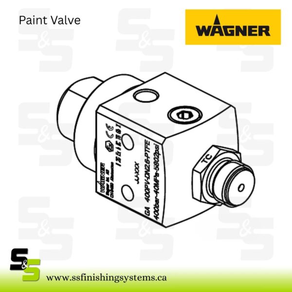 Paint valve-GA 400PV-DN2.6-PTFE-TC