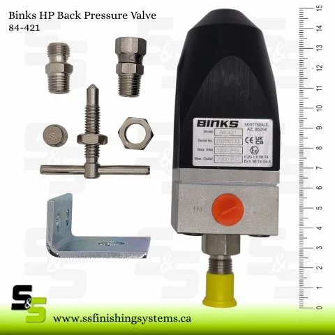 Binks High-Pressure Back Pressure Valve – 84-421