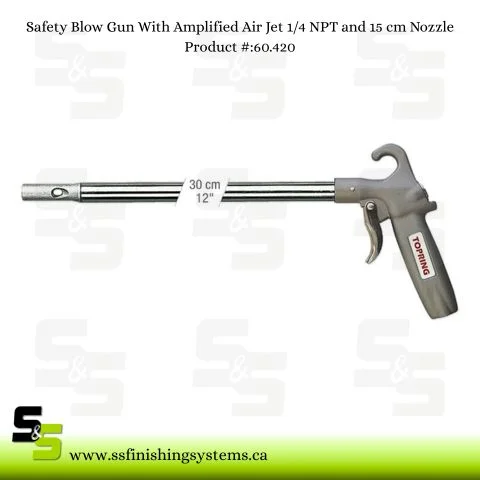TOPGUN Maximum Thrust long Safety Blow Guns with Venturi Nzl