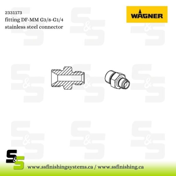 2331173 fitting stainless steel connector