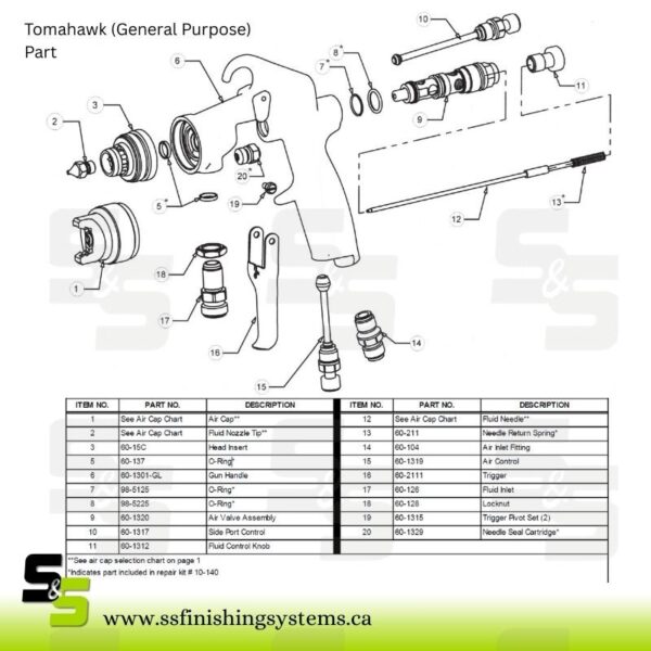 C.A. Technologies Series 100C Conventional Air Cap