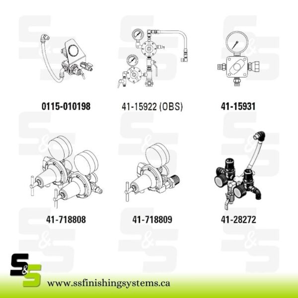 Binks 0115-010180 Air Regulation Part