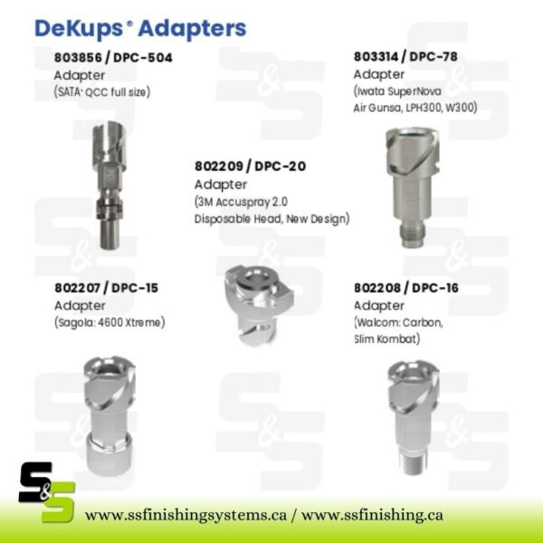 DPC-20 DEKUPS ADAPTER, 3M ACCUSPRAY