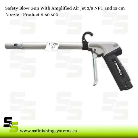 Magnum Extra Thrust Long Safety Blow Guns with Venturi Nozzle