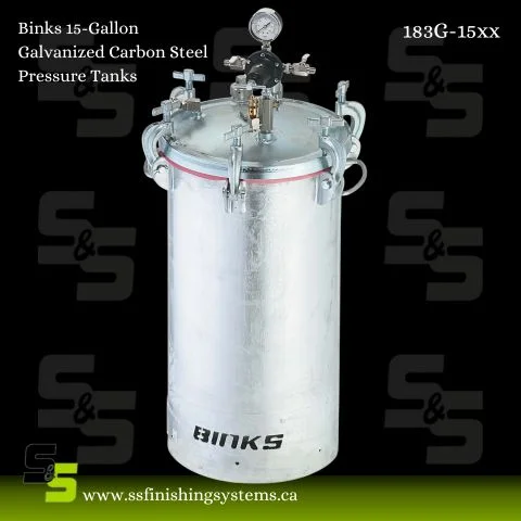 f5536a_6a2368442de14a5090bf02a9a414b0e4mv2.webp Binks 15-Gal Galvanized Carbon Steel Pressure Tanks