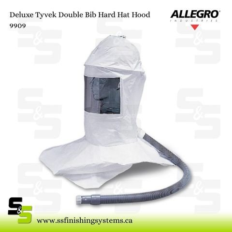 Deluxe Tyvek Double Bib Hard Hat Hood