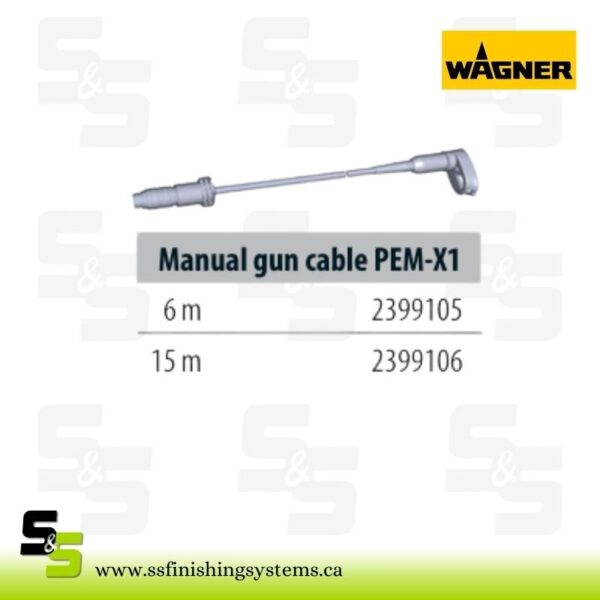 Wagner Manual gun cable PEM-X1