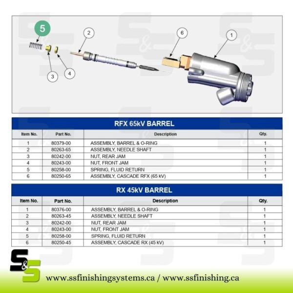 80258-00 SPRING, FLUID RETURN
