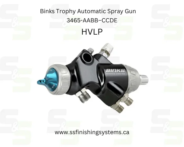 Binks Trophy Series Automatic Spray Gun-3465 HVLP