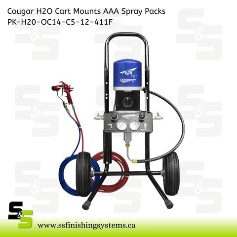 CA Technology Cougar H2O Cart Mounts AAA Spray Packs