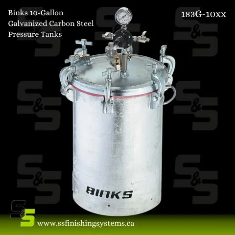 f5536a_c1b347fa3abc4540ac2170efec9bfdfdmv2.webp Binks 10-Gal Galvanized Carbon Steel Pressure Tanks