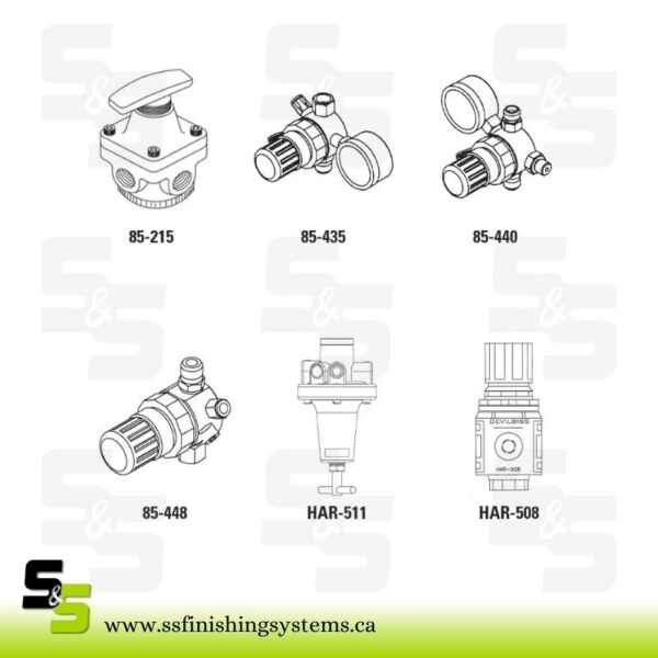 Binks 85-435 Air Regulator