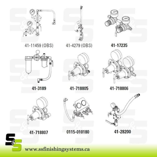 Binks 41-17235 Air Regulation Component
