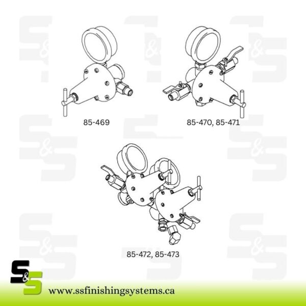 Binks 85-472 Air Regulator
