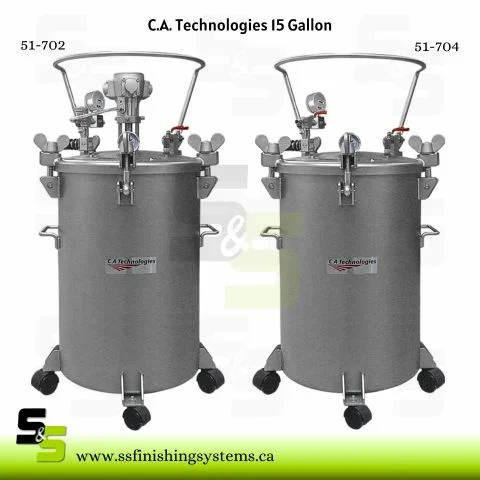 C.A. Technologies 15 Gallon Top Outlet Pressure Tanks