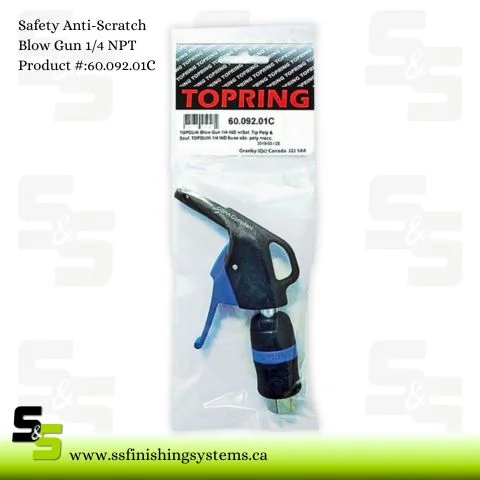 TOPQUICK Safety Anti-Scratch Blow Guns Kits
