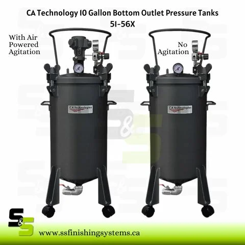 C.A. Technologies 10-Gallon Bottom Outlet Pressure Tanks