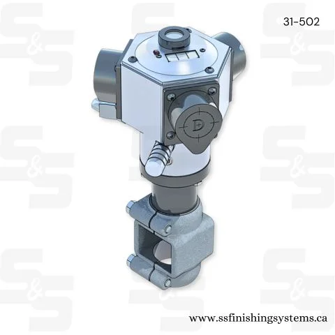 Binks 1/4 hp Air motor assembly to replace 15:1 geared drive